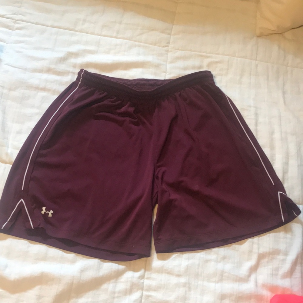 Under Armour maroon shorts size medium
